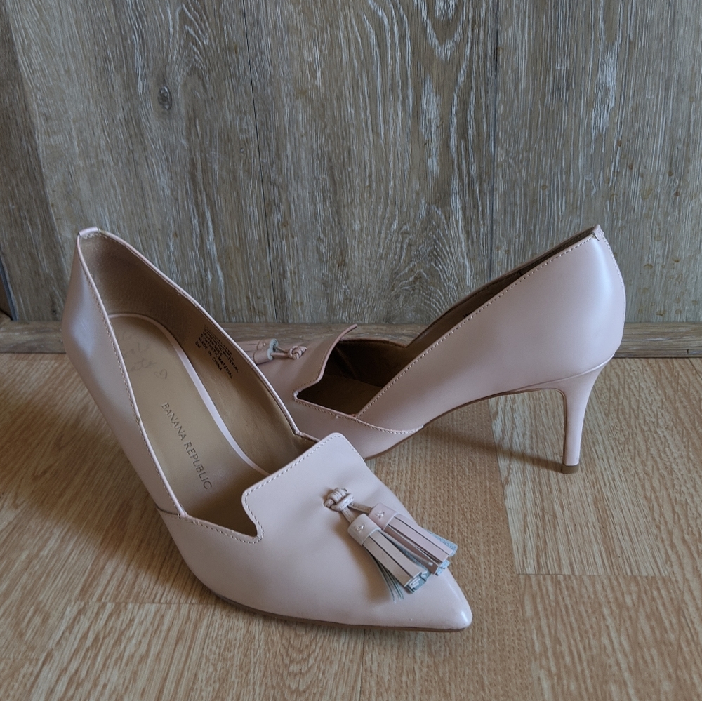 Banana republic avila blush heels